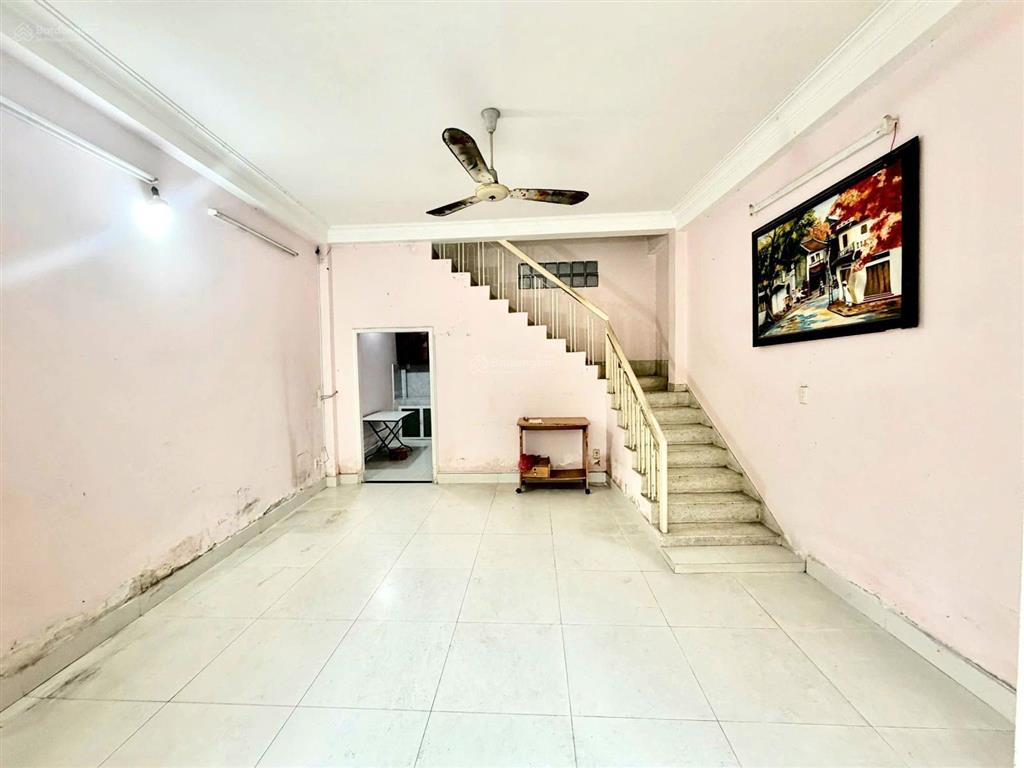 Nhà 1 lầu 43.9m2 ko lộ giới, hẻm 6m thông, đường bùi đình túy, p.12