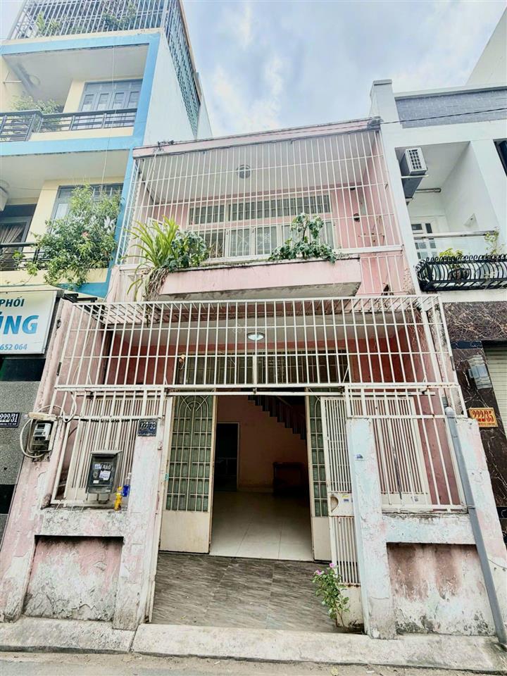 Nhà 1 lầu 43.9m2 ko lộ giới, hẻm 6m thông, đường bùi đình túy, p.12