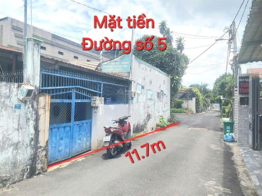 Nhà 292.4m2 mặt tiền đường số 5, p. tam bình, gần chợ đầu mối thủ đức