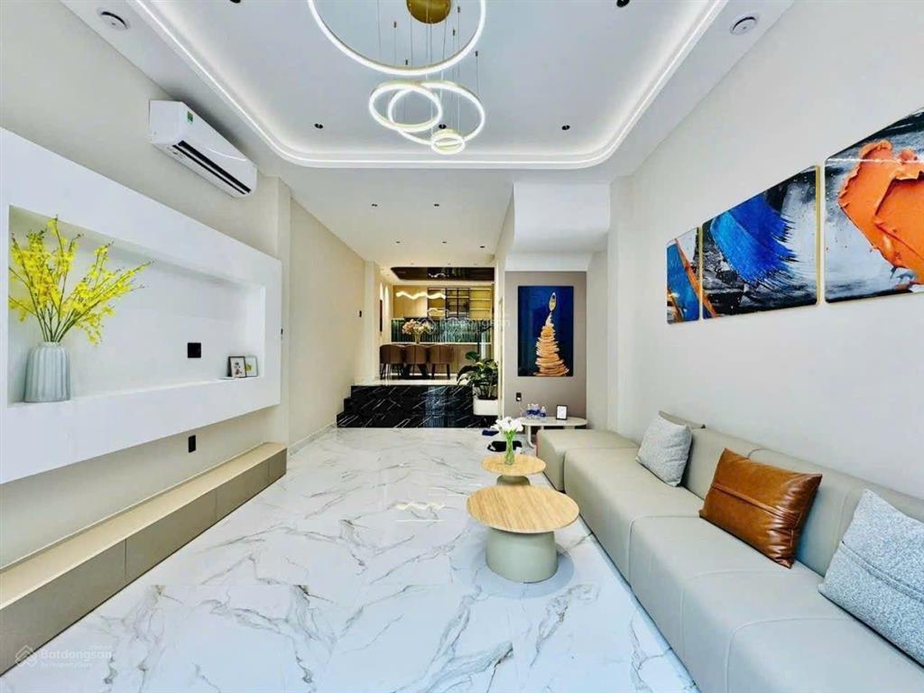 Siêu phẩm xây mới smarthome 3 lầu 49m2 hẻm xe hơi gần cv làng hoa