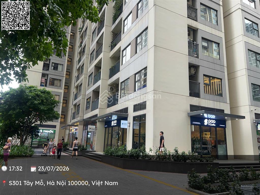 Bán shop chân đế vinhomes smart city sẵn dòng tiền cho thuê ổn định