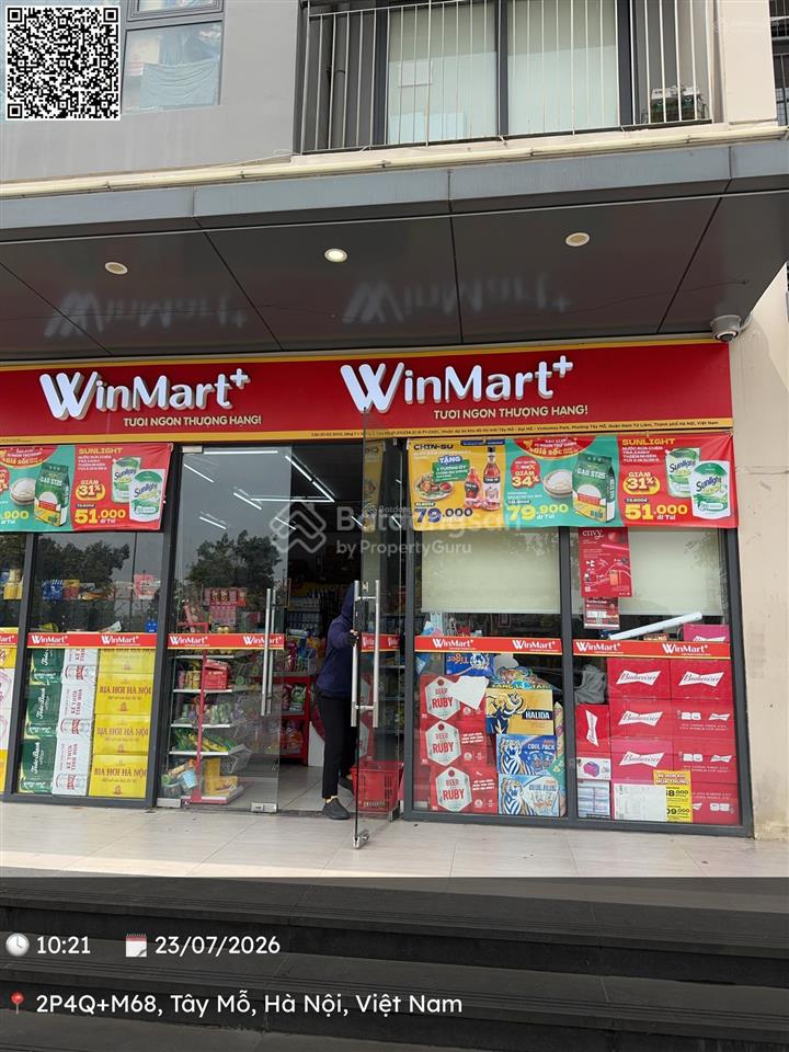 Bán shop chân đế mặt sảnh sẵn dòng tiền cho thuê dòng tiền cực kỳ ổn định