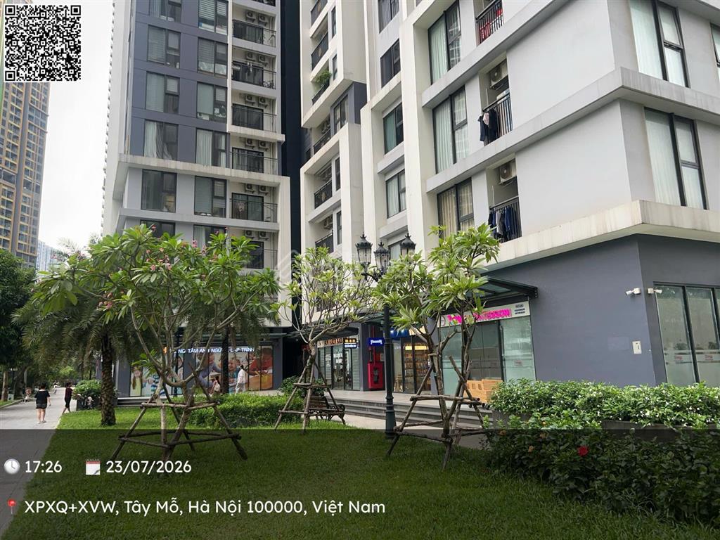 Bán shop chân đế tòa i1 imperia smart city tây mỗ sổ đỏ lâu dài sẵn hđ thuê 5 năm