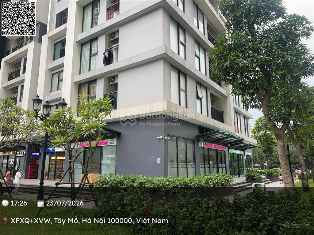 Bán shop chân đế tòa i1 imperia smart city tây mỗ sổ đỏ lâu dài sẵn hđ thuê 5 năm