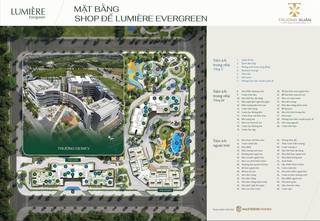 Bán shop chân đế lumiere evergreen ký mới trực tiếp cđt vốn bỏ ra chỉ 20% mà cho thuê ngay 1tr/m2