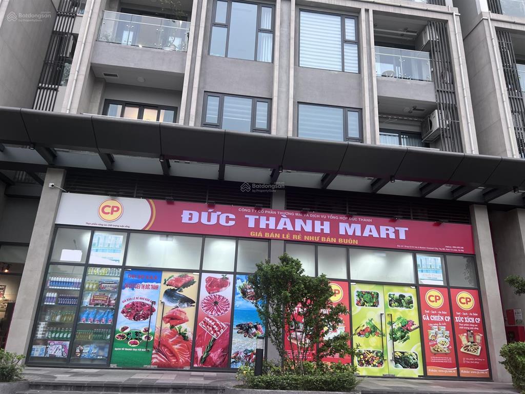 Bán căn shop chân đế mặt sảnh thuộc masteri homes vinhomes smart city tây mỗ