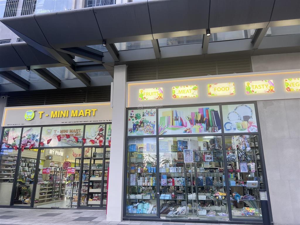 Bán căn shop chân đế mặt sảnh thuộc masteri homes vinhomes smart city tây mỗ