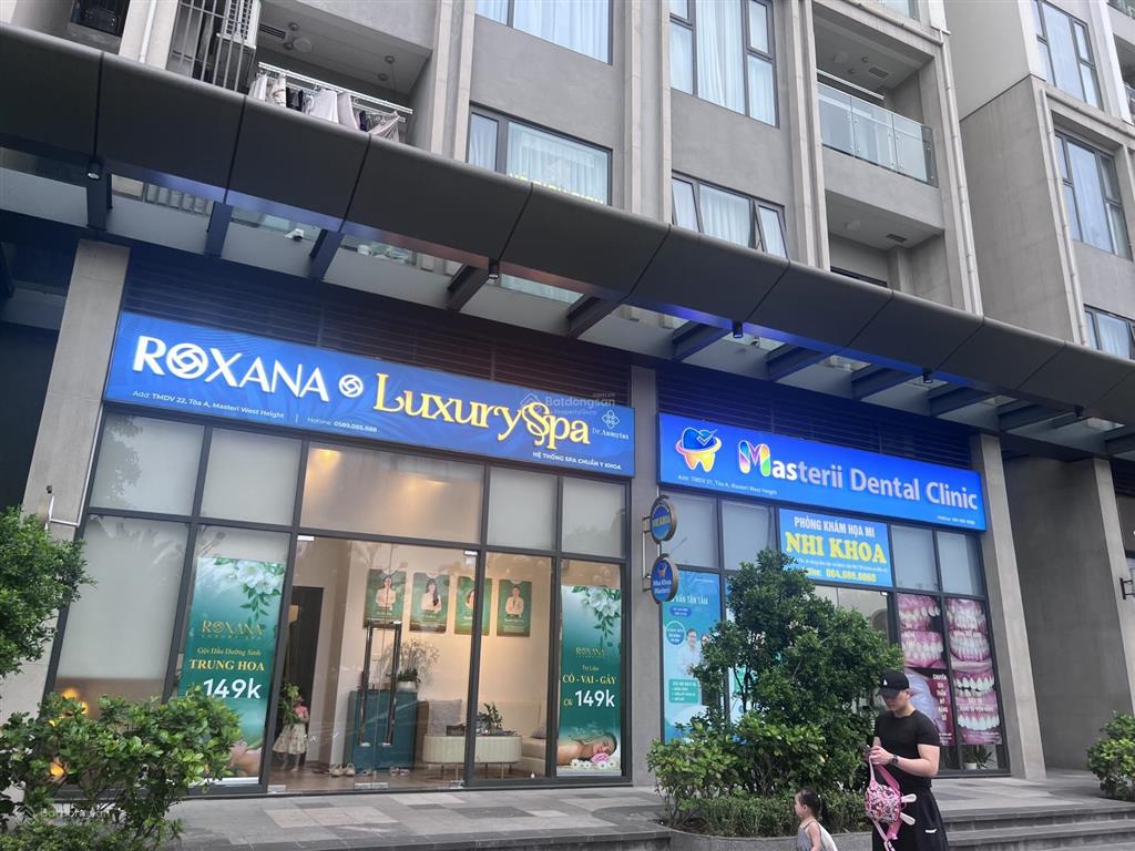 Bán căn shop chân đế mặt sảnh thuộc masteri homes vinhomes smart city tây mỗ