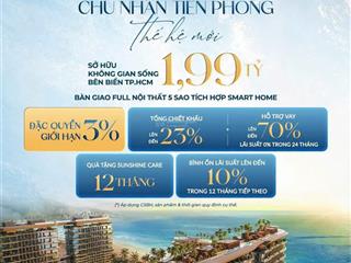Căn hộ biển vũng tàu chỉ 1,99 tỷ, 35m2, hàng hot chỉ với