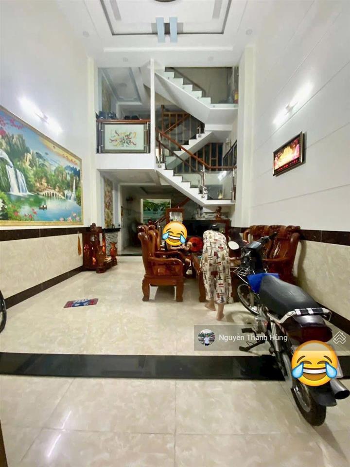 Bán nhà 4 tầng đúc hẻm xe hơi thông gần hiệp thành city q12 giá rẻ 5,8 tỷ
diện tích 60m2 (4,5x13,5)