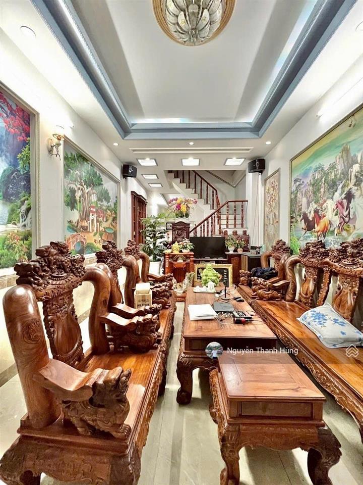 Bán nhà 4 tầng đúc mặt tiền hẻm xe tải tránh khu phân lô lê văn khương q12 giá rẻ 6,89 tỷ