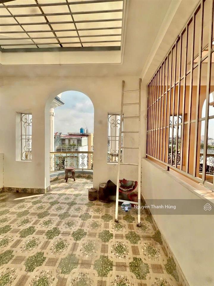 Bán nhà 4 tầng đúc mặt tiền hẻm xe tải tránh khu phân lô lê văn khương q12 giá rẻ 6,89 tỷ