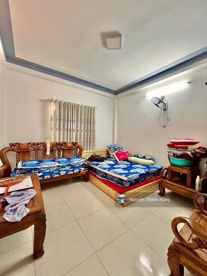 Bán nhà 4 tầng đúc mặt tiền hẻm xe tải tránh khu phân lô lê văn khương q12 giá rẻ 6,89 tỷ