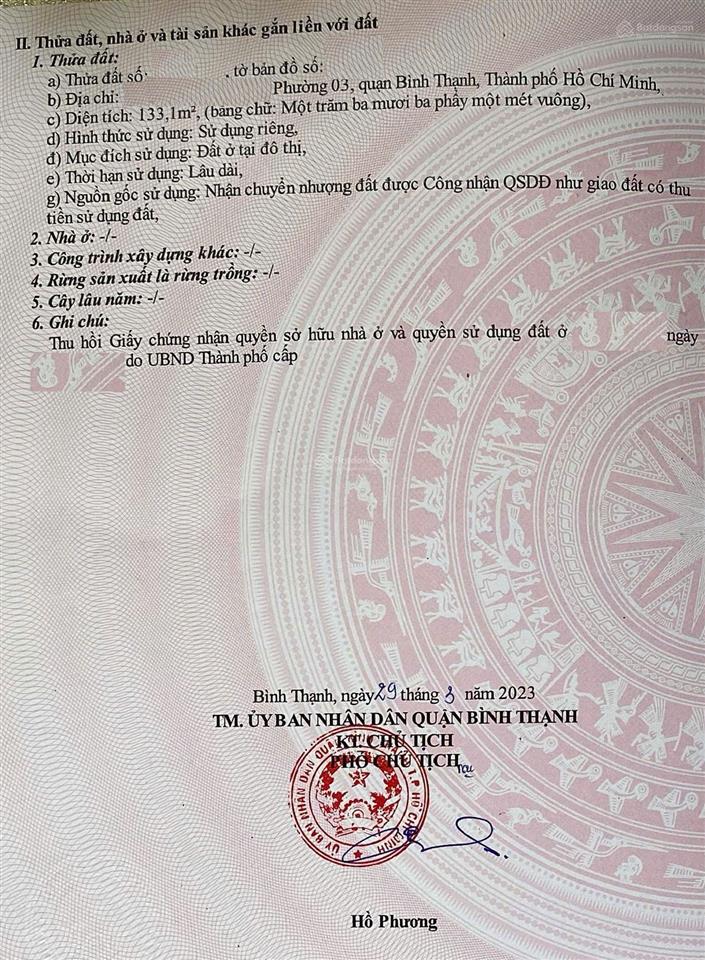Cần bán nhà ngang 17m, đất 133m hxh 6m phan đăng lưu phường 3 quận bình thạnh chỉ 18,5 tỷ còn bớt