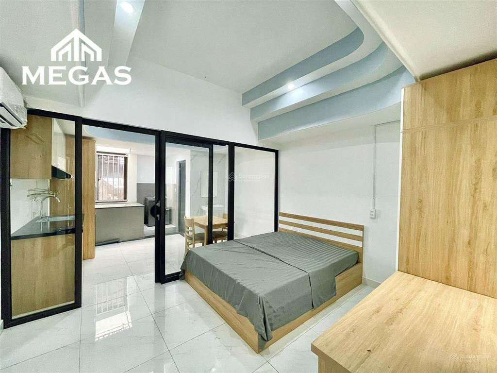 1 phòng ngủ 35m2 full nội thất ngay nguyễn văn quá  cầu tham lương  đông hưng thuận