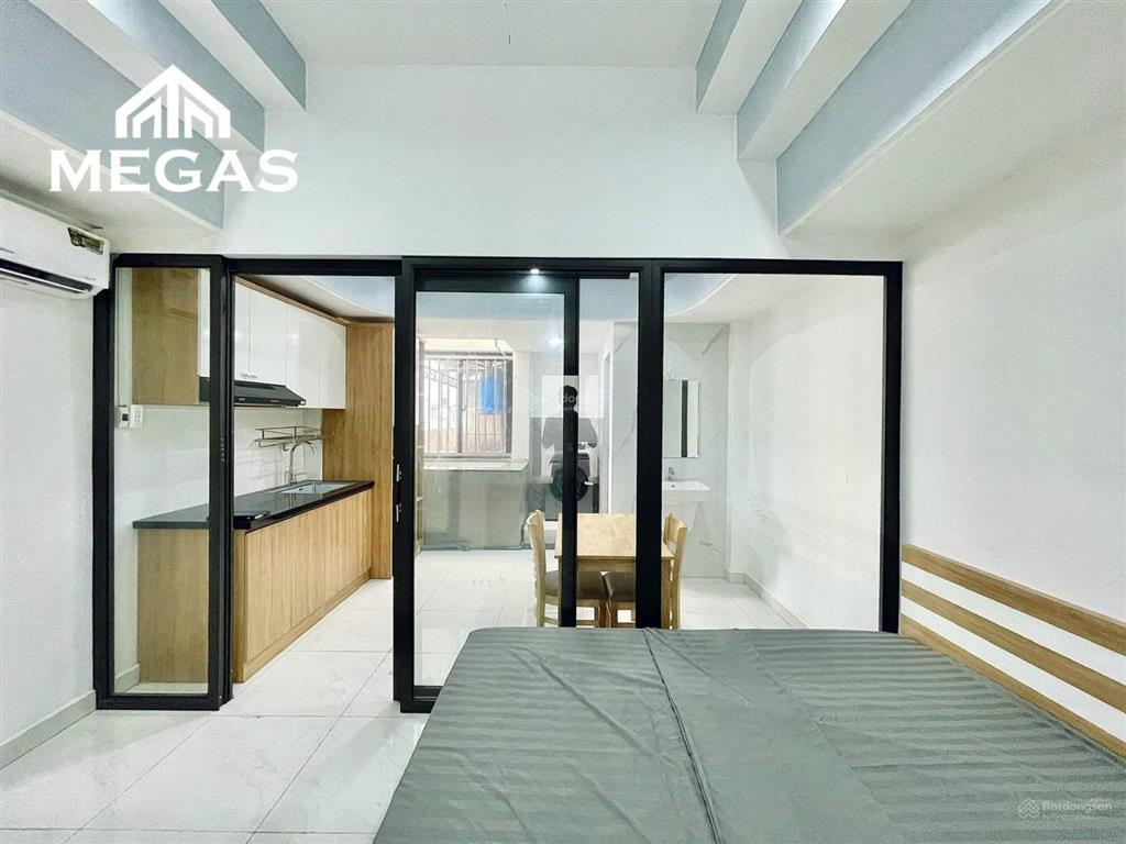 1 phòng ngủ 35m2 full nội thất ngay nguyễn văn quá  cầu tham lương  đông hưng thuận