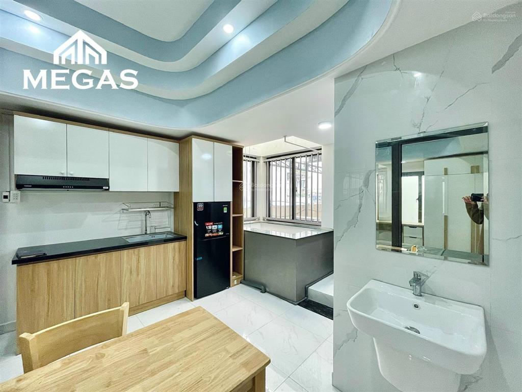 1 phòng ngủ 35m2 full nội thất ngay nguyễn văn quá  cầu tham lương  đông hưng thuận