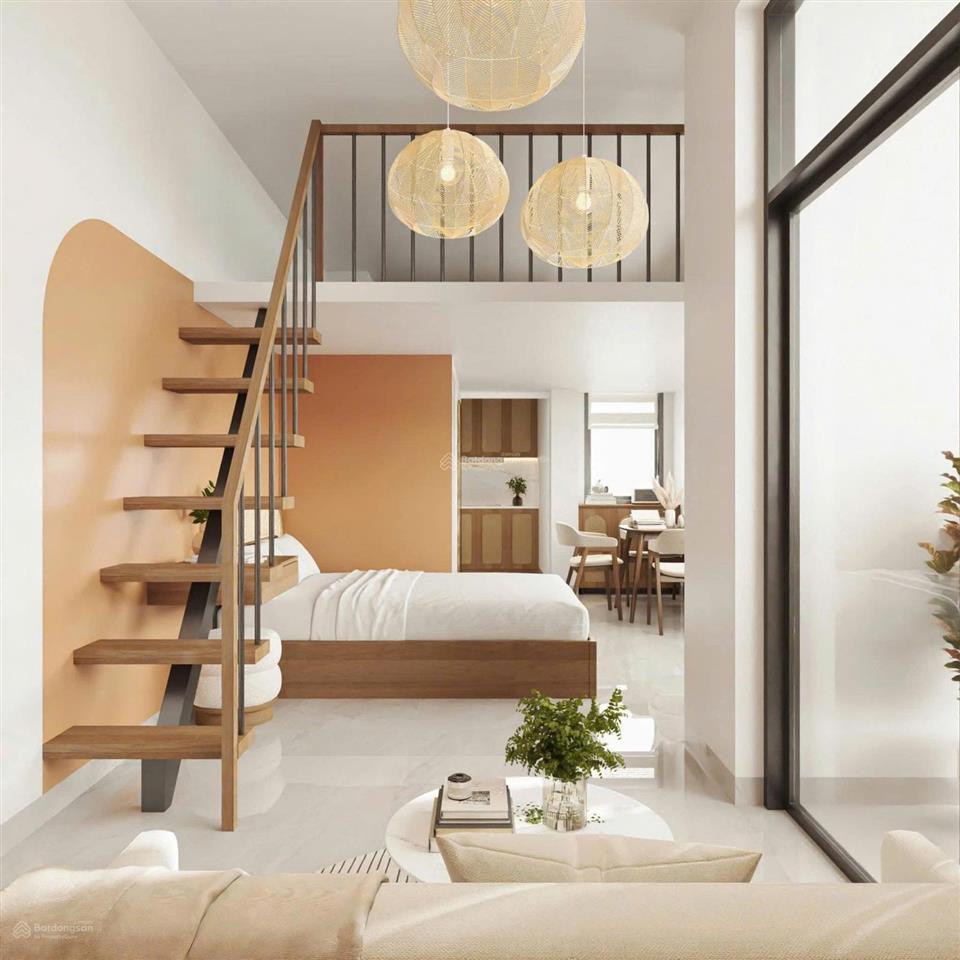 Cho thuê căn hộ 40m2  2 không gian ngủ mới 100% full nội thất  cvpm quang trung  bệnh viện q12