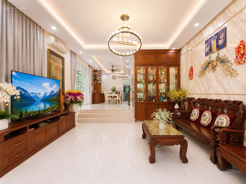 Bán biệt thự góc 2 mt jamona golden silk  khu compound ven sông, an ninh 24/7