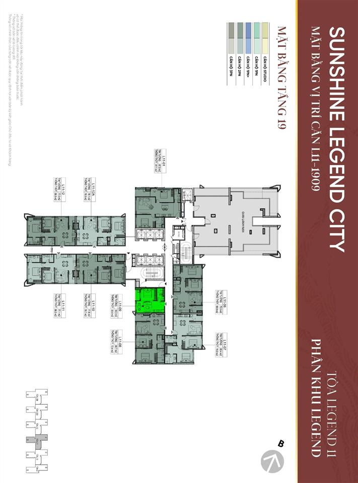 Chính chủ cần bán căn studio 35m² tại sunshine legend city.