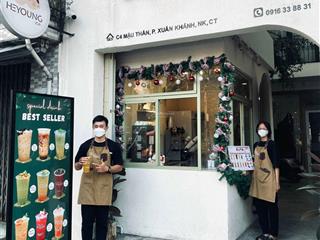 Cho thuê nhà mặt tiền 1 trệt 1 lầu mặt tiền mậu thân gần anh ngữ gia việt