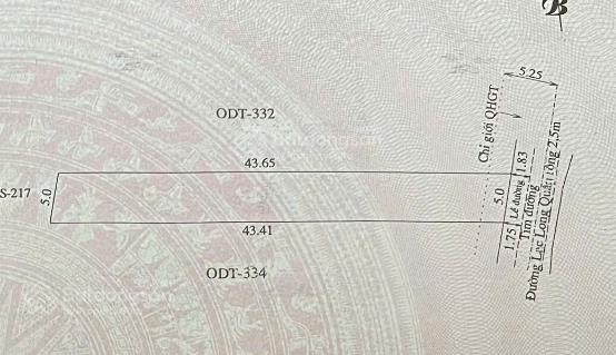 Bán đất mặt tiền đường lạc long quân,xã nam phước