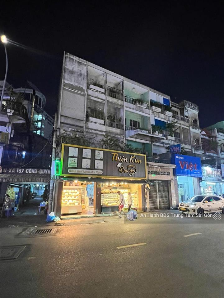 Sốc ! bán nhà góc 2 mặt tiền cống quỳnh, quận 1  dt 11 x 23, 4 tầng, hđ thuê 150 triệu  giá 83 tỷ