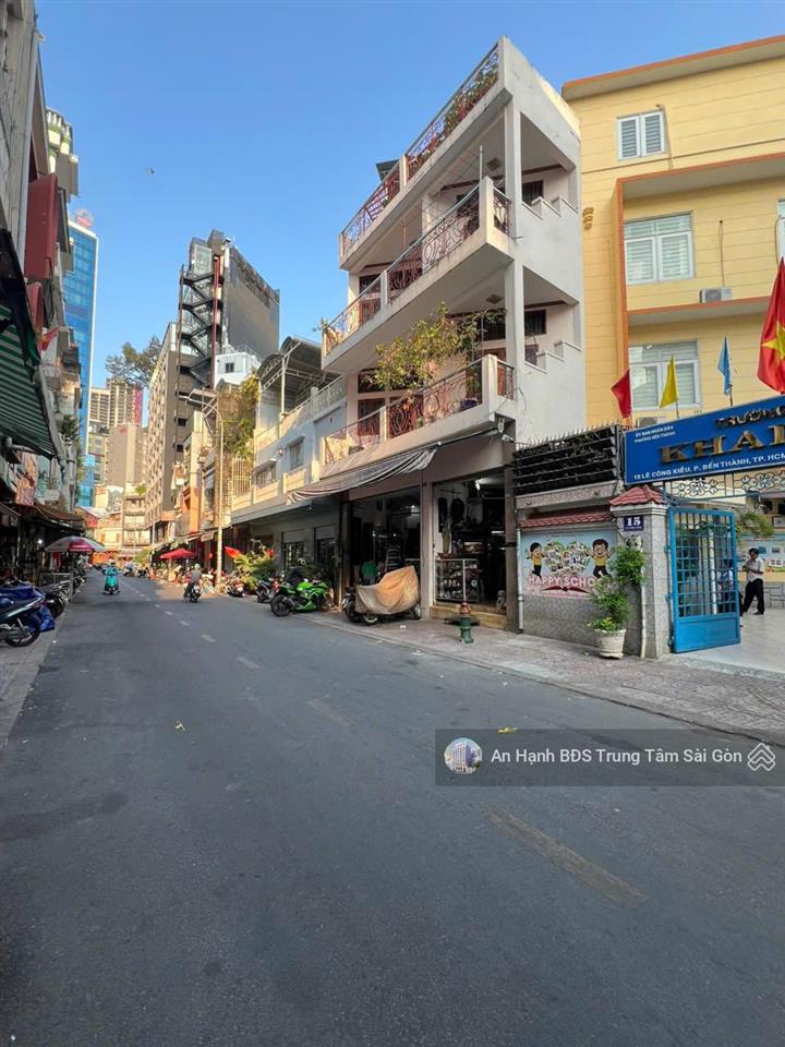 Ngang 9m. bán nhà mặt tiền lê công kiều, quận 1 ngay dự án one central, ra chợ bến thành chỉ 300m
