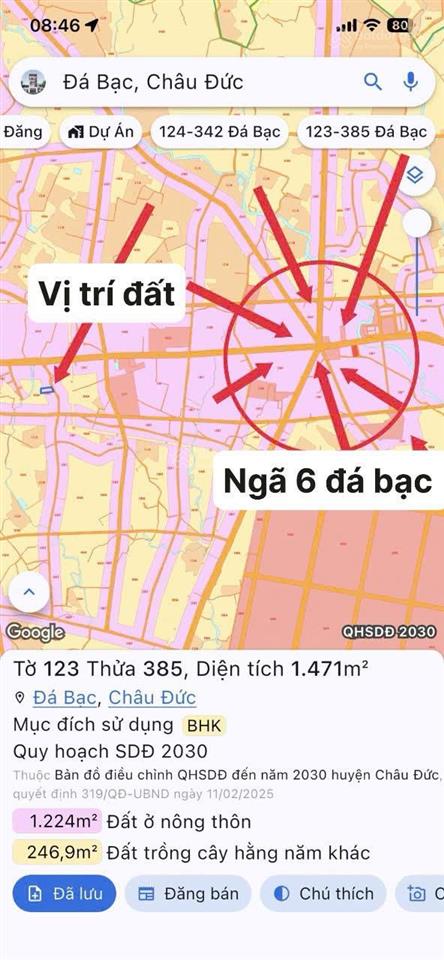 Diện tích 1.470 mét vuông có 160 m² thổ cư đất ở vị trí đẹp đất đẹp nằm ngay gần đường lớn