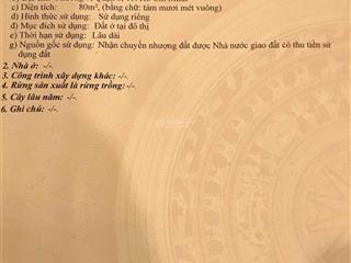 Đất đầu tư quận 8 không có lô thứ 2 ngang 5x16m sổ riêng chỉ 4.6 tỷ tl