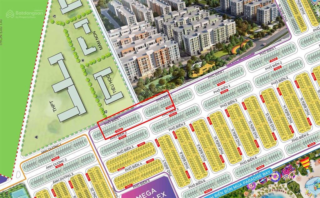 Bán nhanh căn shophouse đối diện 35 tòa chung cư giá chỉ 17.46 tỷ