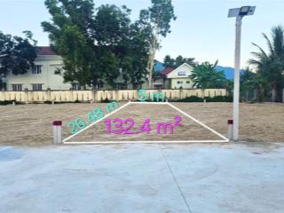 Bán lô đất 130m2 full thổ, giá 1,3 tỷ, trung tâm tu bông. kkt vân phong. đường ôtô 6m