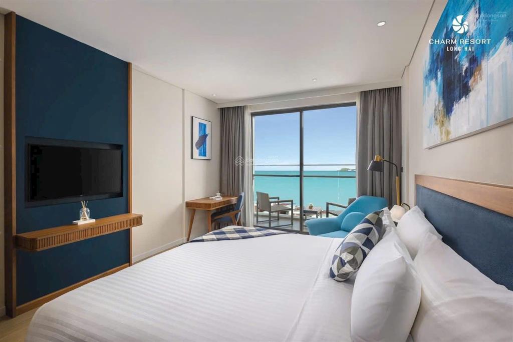 Chuyển nhượng căn hộ trực diện biển charm resort long hải giá thấp hơn cđt, sắp bàn giao