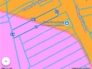 Bán đất mặt tiền đường nguyễn văn hoa, phường trấn biên, đồng nai