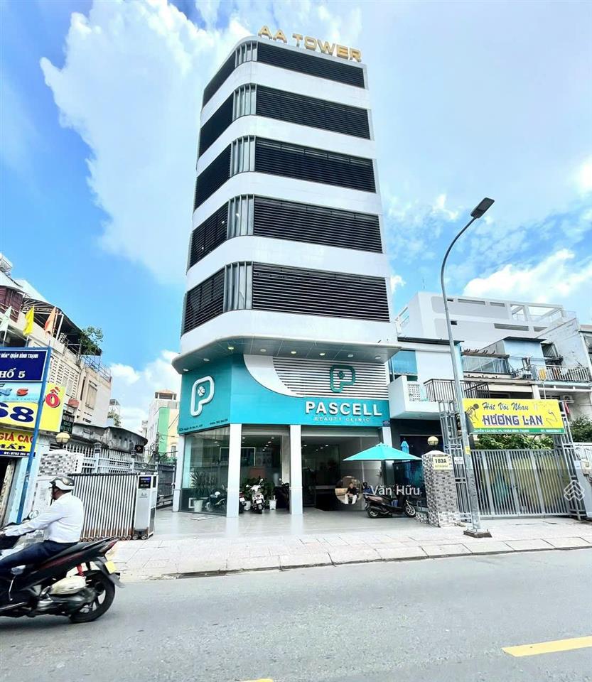 Góc 2 mt cửu long & lam sơn, q. tân bình  dt 14x20m  hầm 8 tầng  hđt 300 triệu  giá 55 tỷ