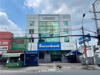 Mặt tiền cách mạng tháng tám, q. tân bình  dt 9x20m  hầm 4 tầng  hđt 280 triệu  giá 47 tỷ