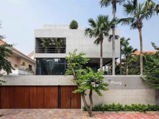 Biệt thự siêu đẹp khu compound fideco thảo điền, quận 2  dt 19x27m  hầm 4 tầng  giá 250 tỷ