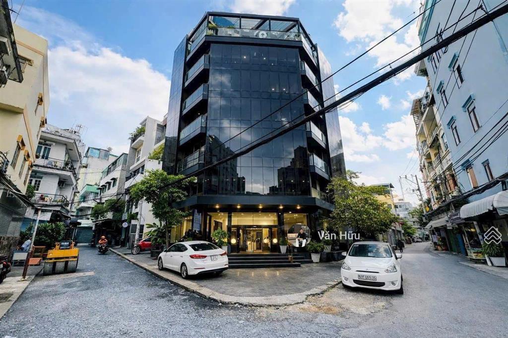 Góc 2 mặt tiền cửu long & lam sơn, q. tân bình  14x20m  hầm 8 tầng  hđt 300 triệu  giá 55 tỷ