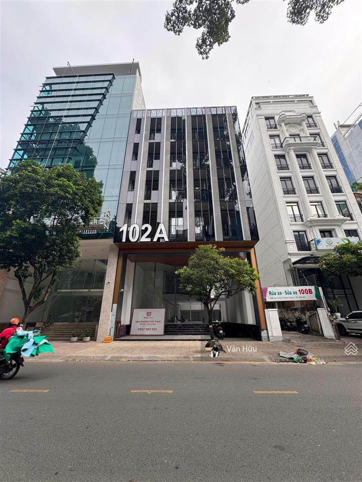 Mặt tiền thương hiệu võ văn tần, quận 3  8x25m  hầm 8 tầng  hđt 350 triệu  giá 75 tỷ