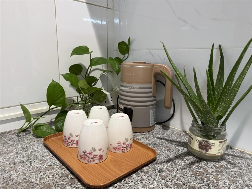 Cho thuê căn hộ 1pn giá 8,5tr. phố lê văn hưu, có thang máy, tầng hầm để xe, full nội thất