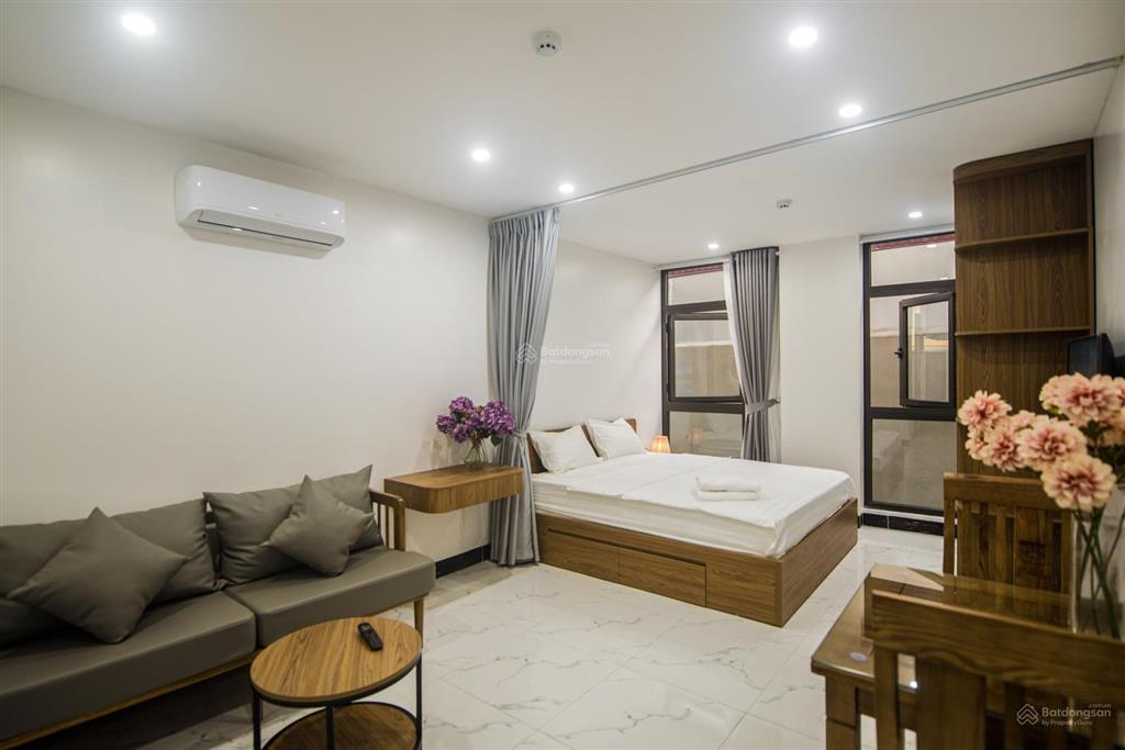 Cho thuê căn hộ 45m giá 9,6tr. phố hồ đắc di. đầy đủ nội thất cao cấp, có thang máy, hầm để xe.