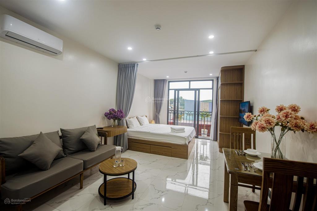 Cho thuê căn hộ 45m giá 9,6tr. phố hồ đắc di. đầy đủ nội thất cao cấp, có thang máy, hầm để xe.