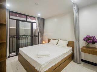 Cho thuê căn hộ 45m giá 9,6tr. phố hồ đắc di. đầy đủ nội thất cao cấp, có thang máy, hầm để xe.
