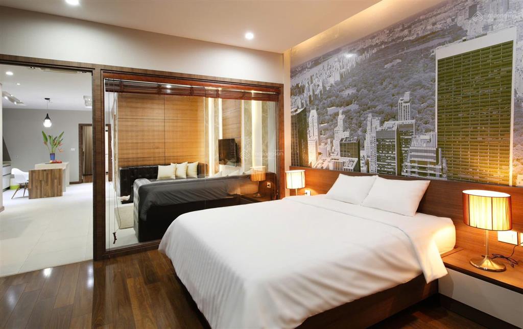 Cho thuê căn hộ 2pn giá 20tr trần hưng đạo, 2 có ban công, thang máy, tầng hầm để xe, full nội thất