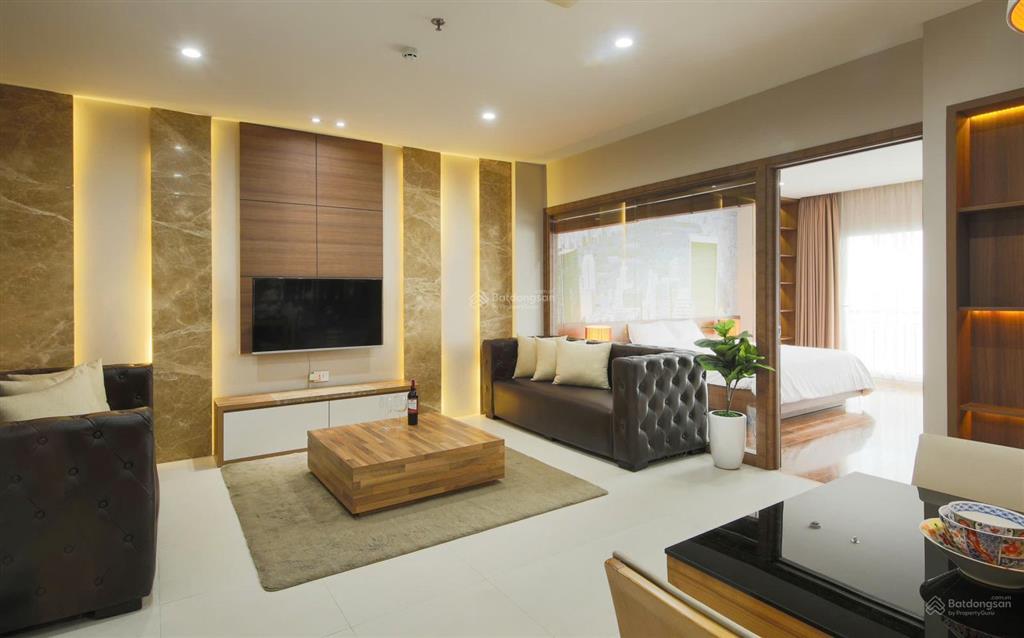 Cho thuê căn hộ 2pn giá 20tr trần hưng đạo, 2 có ban công, thang máy, tầng hầm để xe, full nội thất