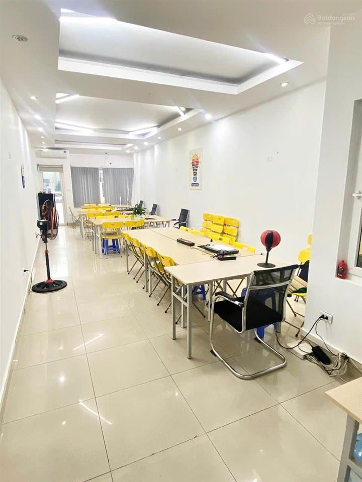 Cho thuê vp 50m 8tr. phố hoàng văn thái, có thang máy, hầm để xe, bảo vệ 24/7, miễn phí ngoài giờ