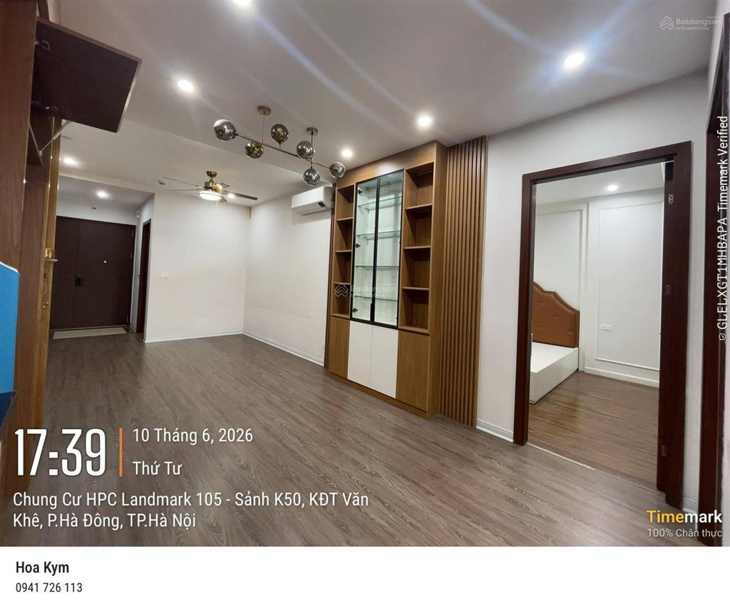 Cần bán căn 2pn/2vs full đồ giá tốt tòa hpc landmark 105 tố hữu