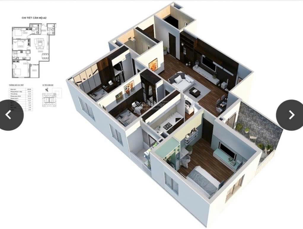 Gia đình cần bán căn góc 3 phòng ngủ 112,4m2 toà hpc 105 tố hữu hà đông