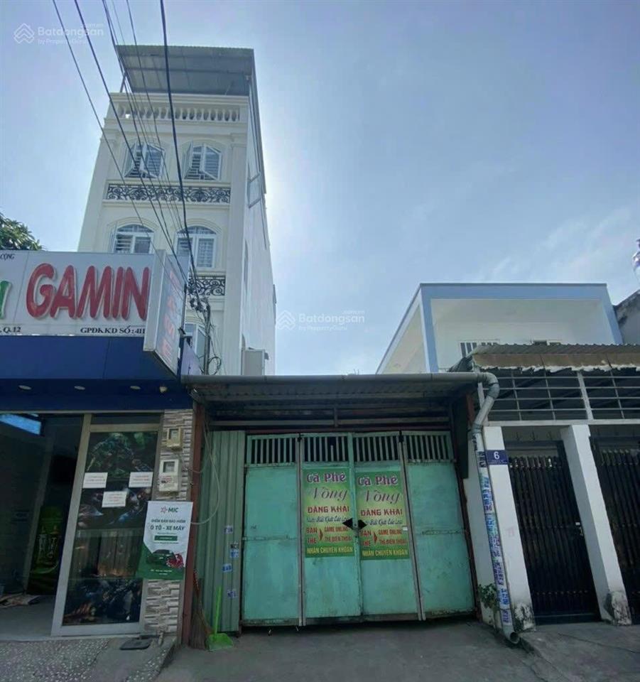 Mặt tiền thạnh lộc 38  dt 4 x 17m, giá 3.59 tỷ  ngay hà huy giáp, trường cao đẳng điện lực
