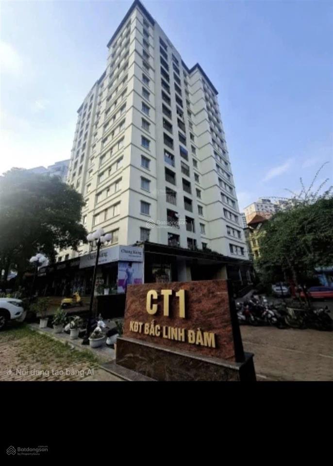 Bán căn góc ct1 bắc linh đàm view thoáng, full nội thất diện tích thông thủy 83.5m   0817 780 ***